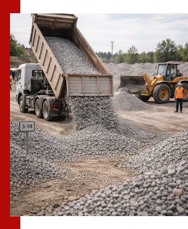 Гранитный щебень фракции 3–10: доставка и продажа в Мценске