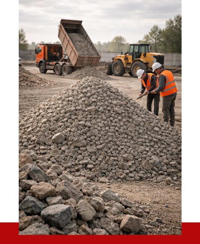 Гранитный щебень фракция 40-70 в Мценске от 2532 руб ПРОНЕРУДМцн