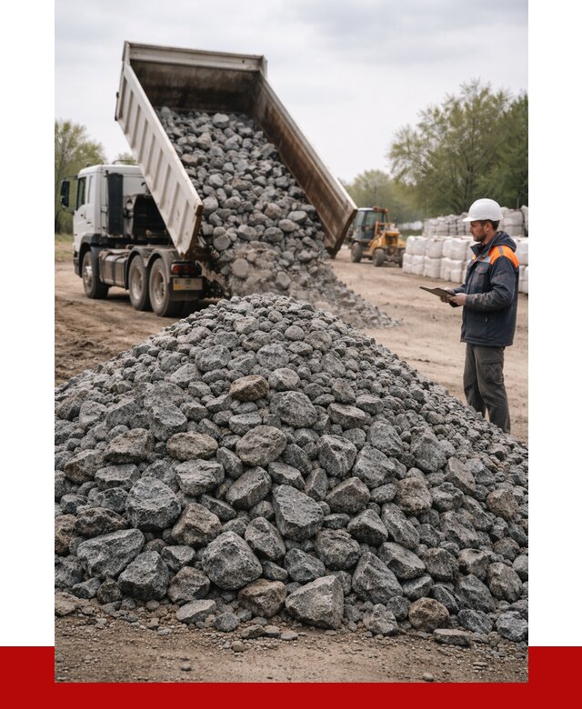 Гранитный щебень фракция 100-200 в Мценске от 4253 р. ПРОНЕРУДМцн