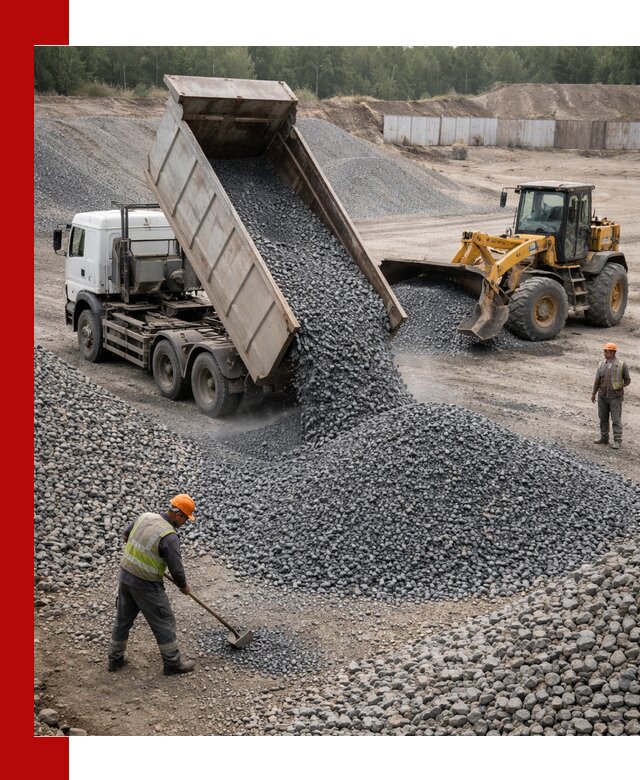 Щебень габбро-диабаз фр. 5-20 с доставкой в Мценске