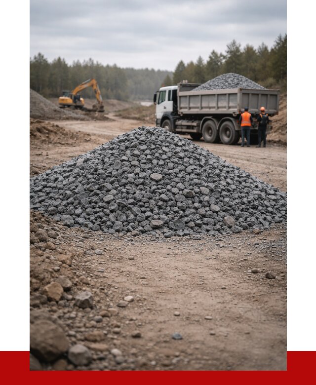 Щебень габбро диабаз фракция 40-70 в Мценске от 2228 р-ПРОНЕРУДМцн