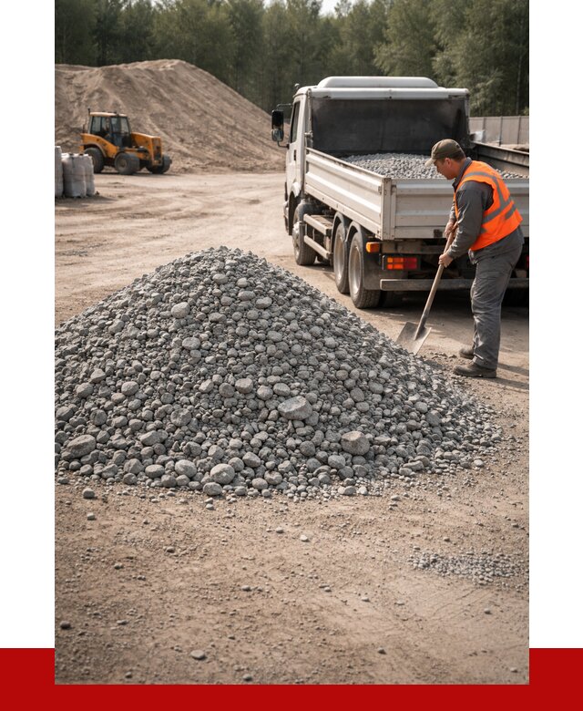 Гравийный щебень фракция 5-10 в Мценске от 2228 р. | ПРОНЕРУДМцн