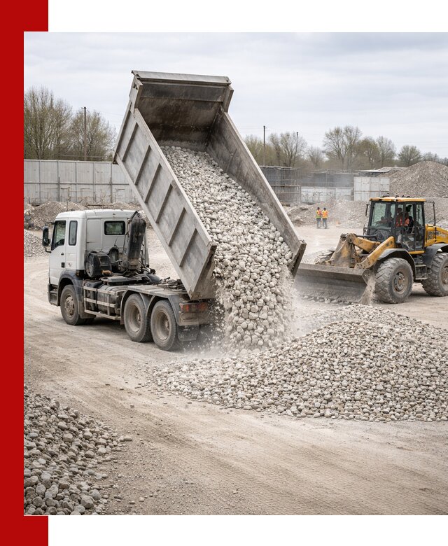 Доставка и продажа известнякового щебня в Мценске