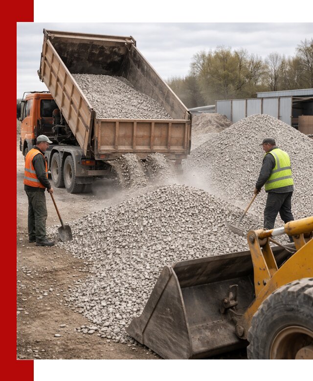 Доломитовый щебень фракции 5-20 с доставкой в Мценске