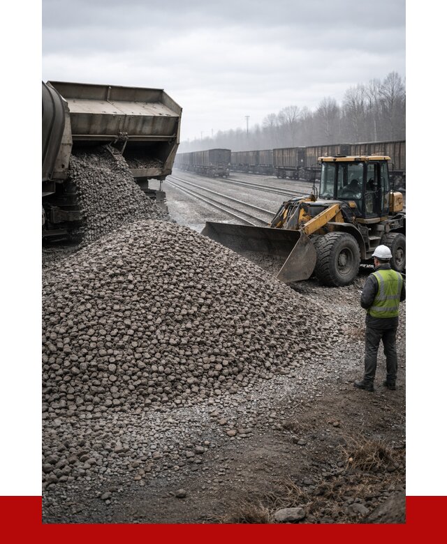 Купить железнодорожный щебень в Мценске от 2836 р. | ПРОНЕРУДМцн