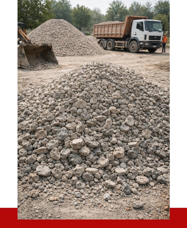 Вторичный щебень фракция 20-40 в Мценске от 2228 р ПРОНЕРУДМцн