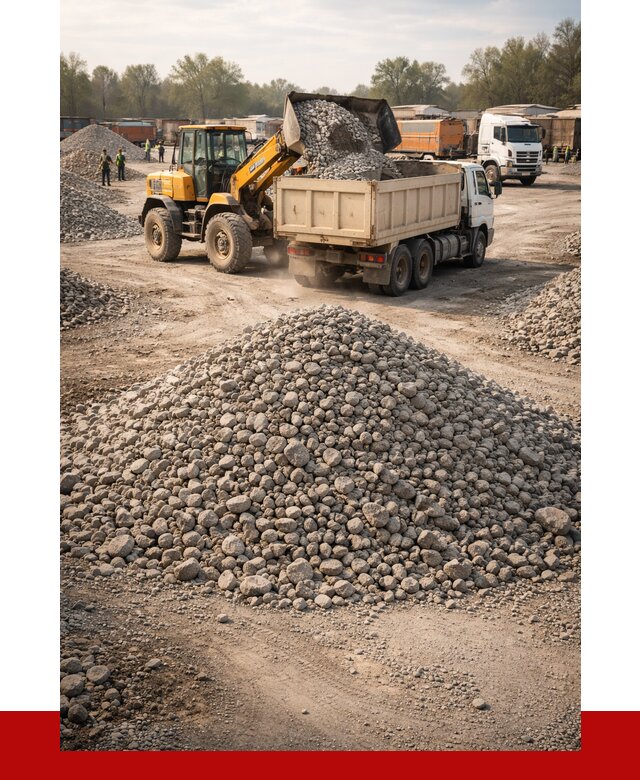 Вторичный щебень фракция 40-70 в Мценске от 1762 р, ПРОНЕРУДМцн