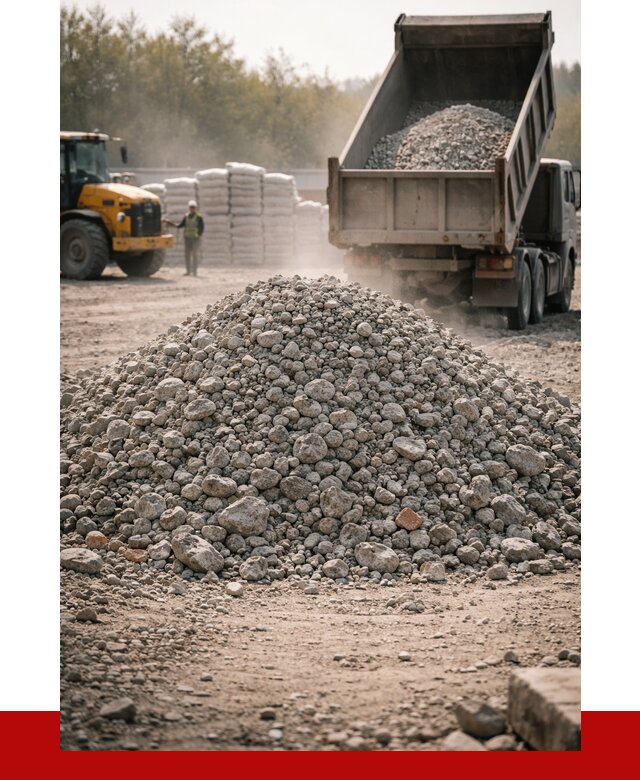 Вторичный щебень фракция 70-150 в Мценске от 1418 р. | ПРОНЕРУДМцн