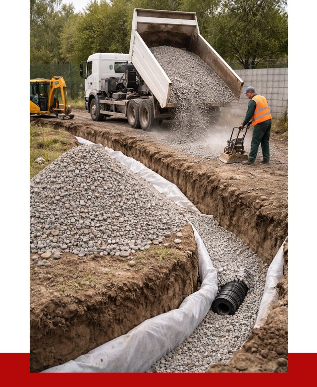 Щебень для дренажа в Мценске от 1873 р., ПРОНЕРУДМцн доставка