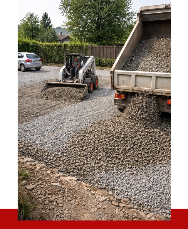 Щебень для парковки в Мценске с доставкой от 1215 р.| ПРОНЕРУДМцн