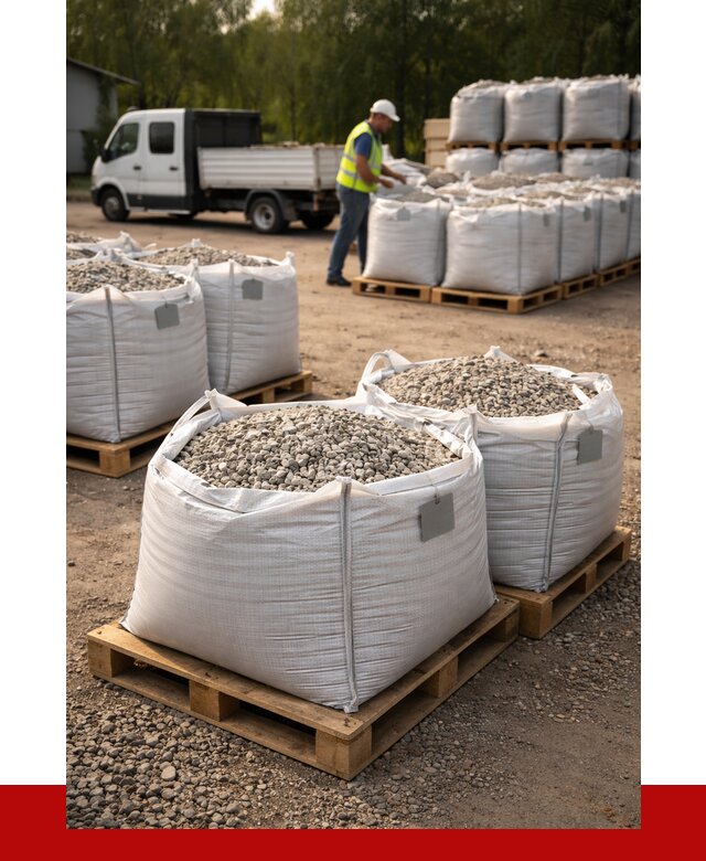 Щебень в мешках с доставкой в Мценске от 4253 р. | ПРОНЕРУДМцн