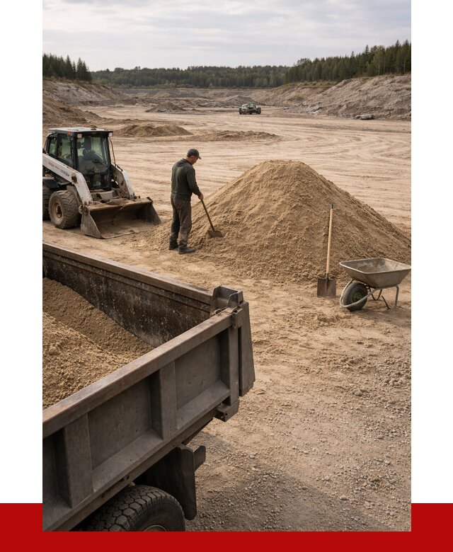 Карьерный песок среднезернистый в Мценске, от 2228 р. ПРОНЕРУДМцн