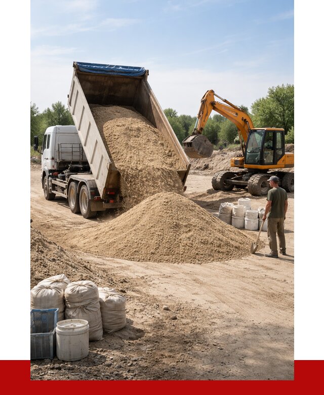 Купить речной песок в Мценске от 1215 р. за куб | ПРОНЕРУДМцн