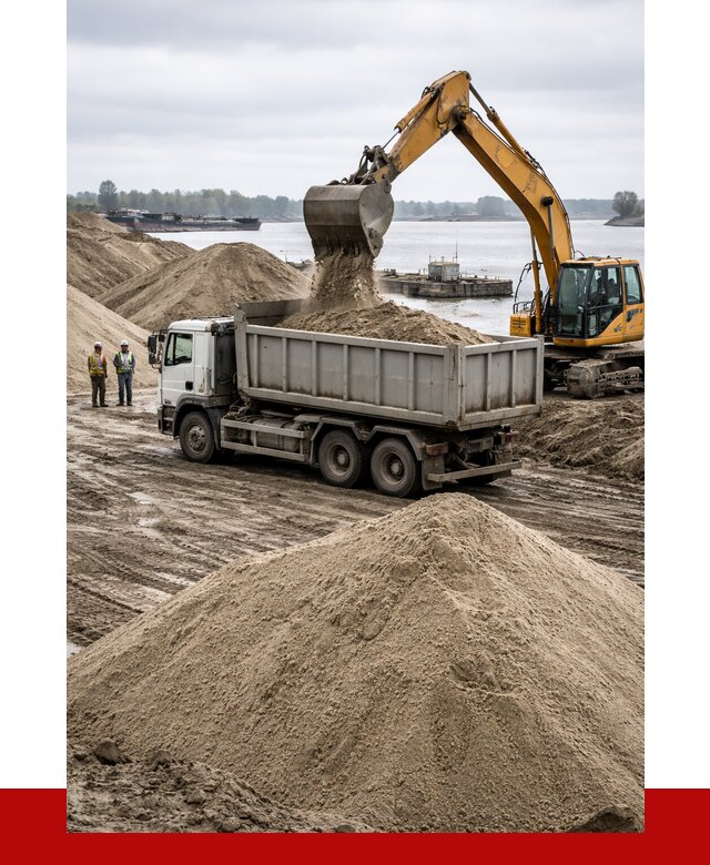 Купить речной песок навалом в Мценске от 1823 р., ПРОНЕРУДМцн