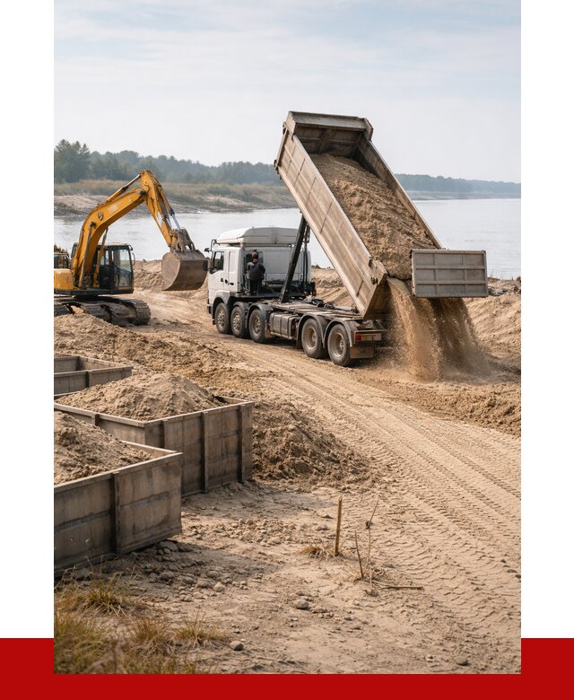 Купить намывной песок в Мценске от 1519 р., ПРОНЕРУДМцн
