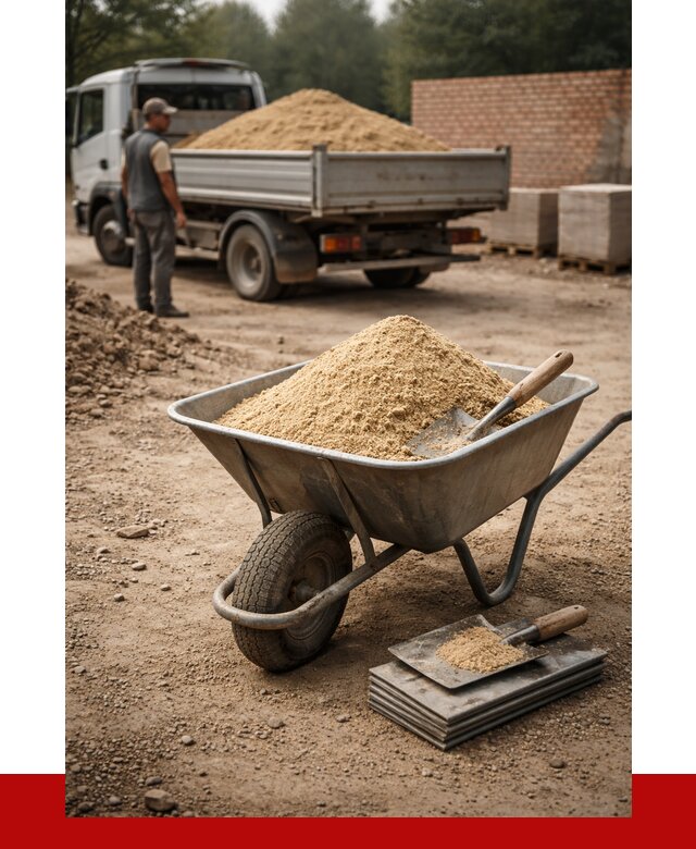 Песок для кладки в Мценске с доставкой от 2228 р. | ПРОНЕРУДМцн