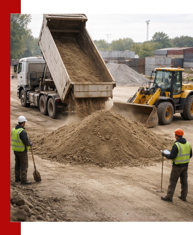 Доставка и продажа пескогрунта оптом и в розницу в Мценске