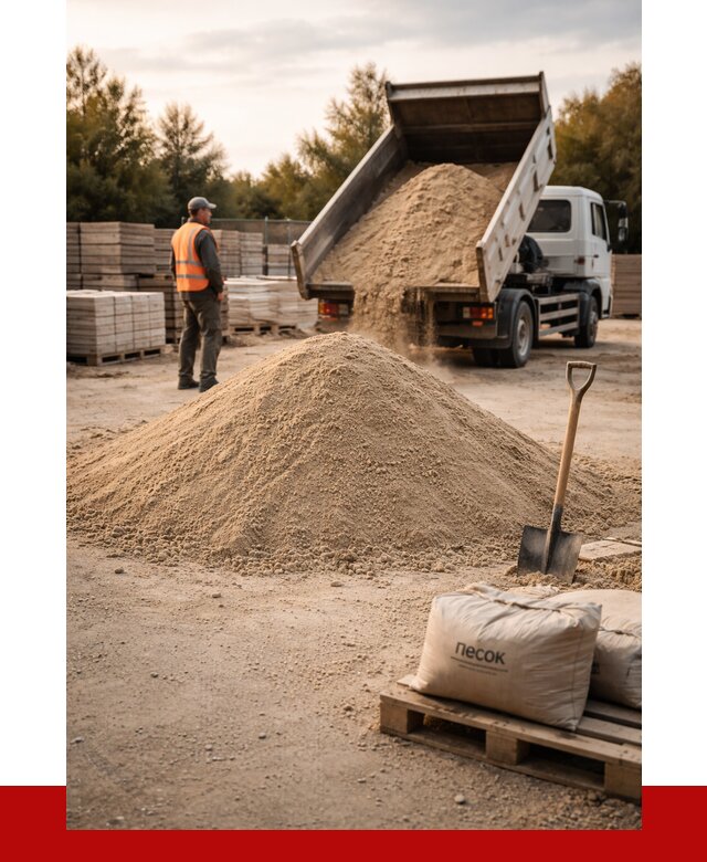 Купить сухой песок в Мценске с доставкой от 2430 р. | ПРОНЕРУДМцн