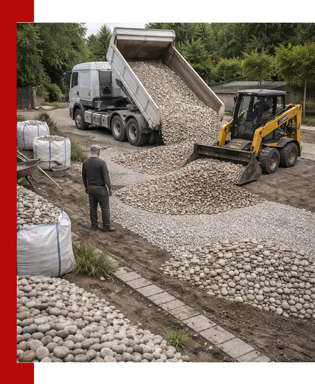Доставка морской гальки оптом и в розницу в Мценске