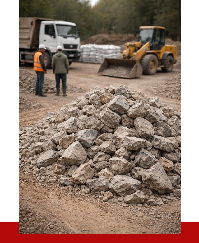 Купить бутовый камень с доставкой в Мценске от 2329 р. | ПРОНЕРУДМцн