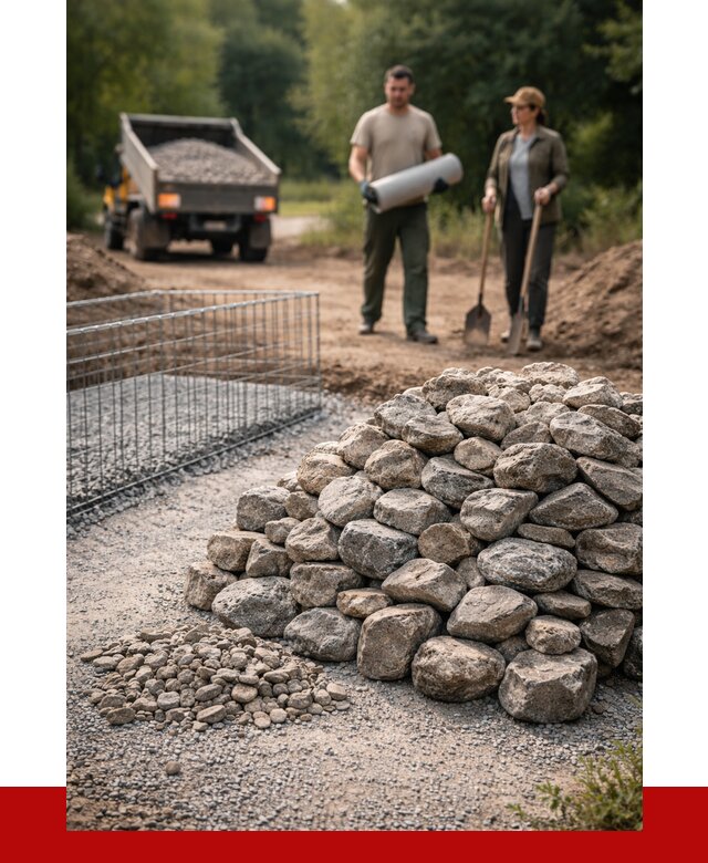 Камень для габионов фракция 100-200 в Мценске от 4861 р. | ПРОНЕРУДМцн