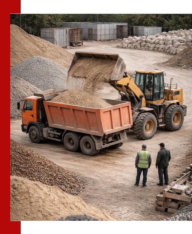 Доставка сыпучих смесей и смесей для стройки в Мценске