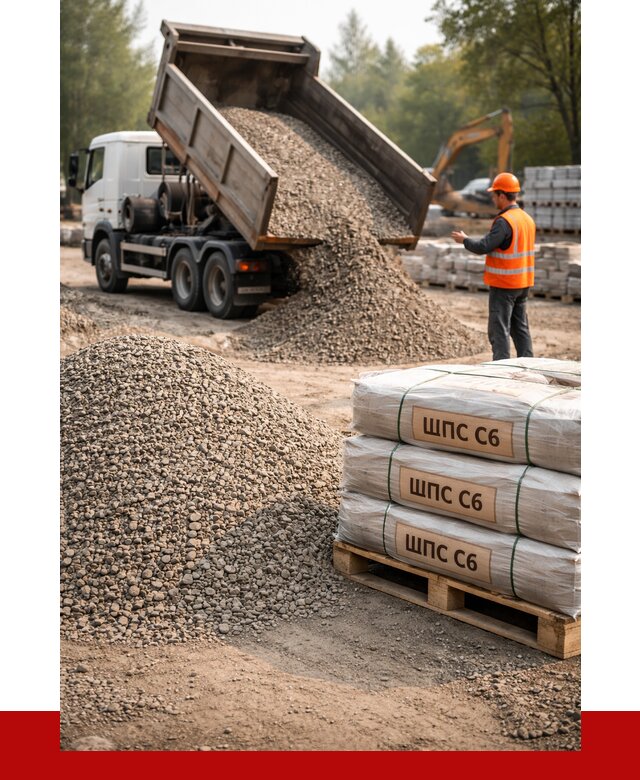 ЩПС С6 в Мценске с доставкой от 2228 р. за куб | ПРОНЕРУДМцн
