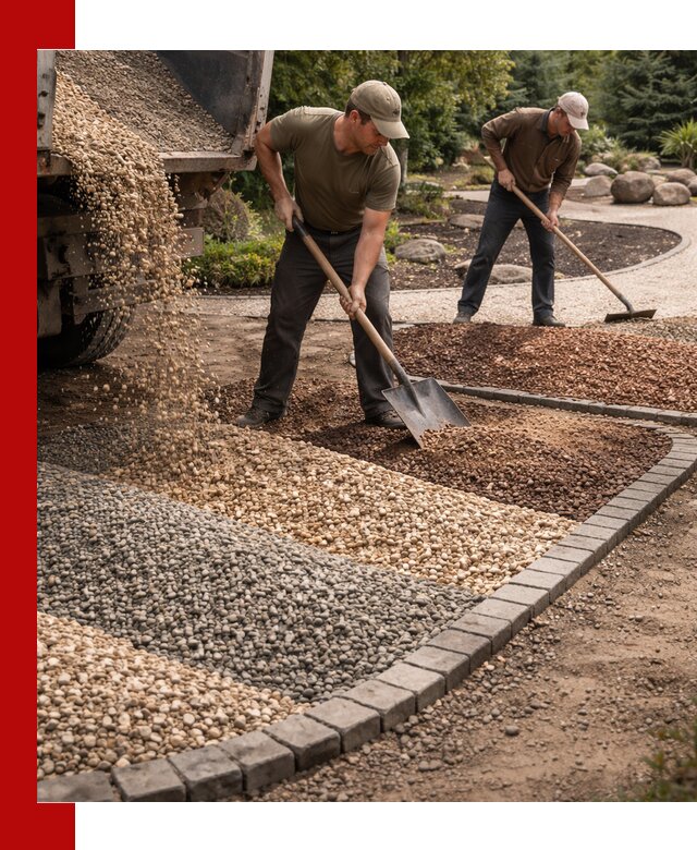 Декоративная крошка для ландшафта в Мценске — продажа и доставка