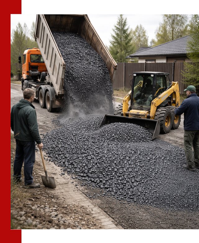 Крошка габбро с доставкой в Мценске для строительных работ