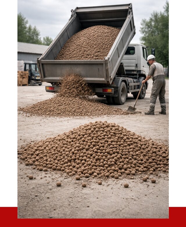 Керамзит с доставкой в Мценске от 4253 р. за м3 | ПРОНЕРУДМцн
