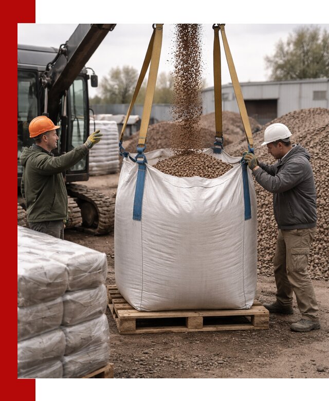 Керамзит в биг-бегах с доставкой в Мценске