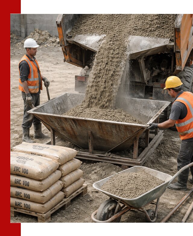 Доставка цементно-песчаной смеси М100 в Мценске