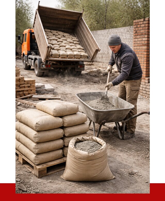 Купить сухую смесь для кладки в Мценске от 1215 р. | ПРОНЕРУДМцн
