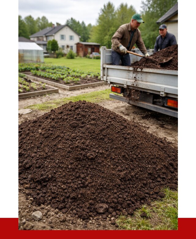 Плодородный грунт в Мценске с доставкой от 4253 р. | ПРОНЕРУДМцн