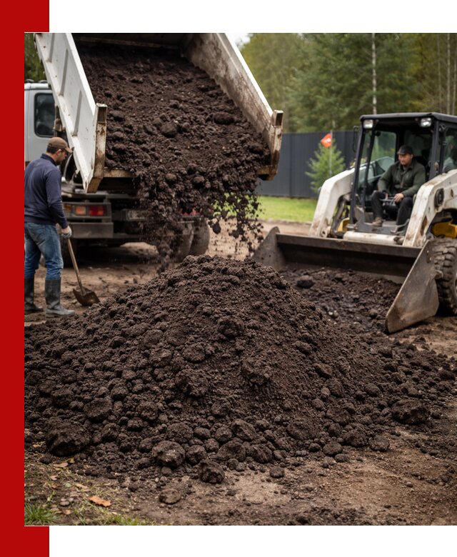 Плодородный грунт с доставкой в Мценске для садов и огородов