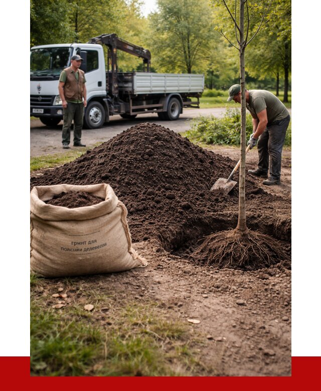 Грунт для посадки деревьев в Мценске от 1215 р. | ПРОНЕРУДМцн