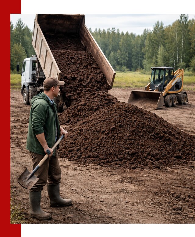 Купить верховой торф с доставкой в Мценске для садоводства и растений