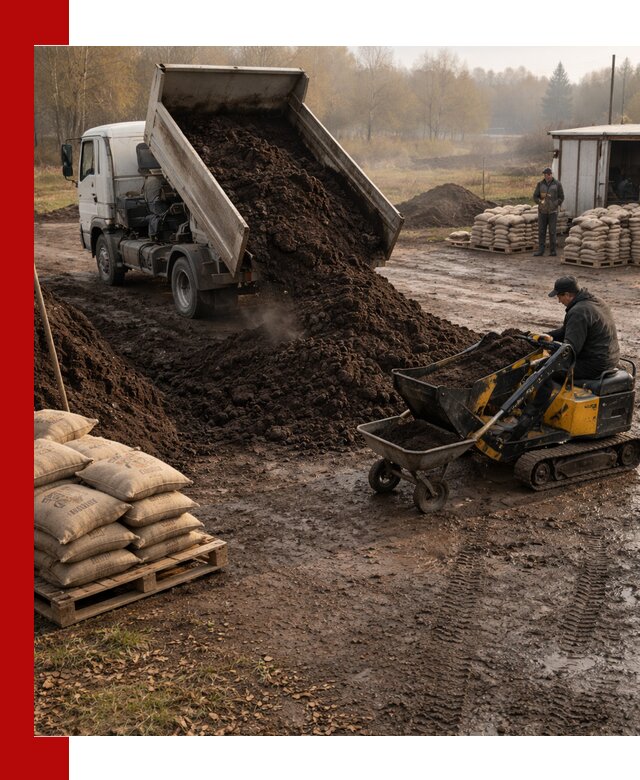 Кислый торф в доставке по выгодным ценам в Мценске