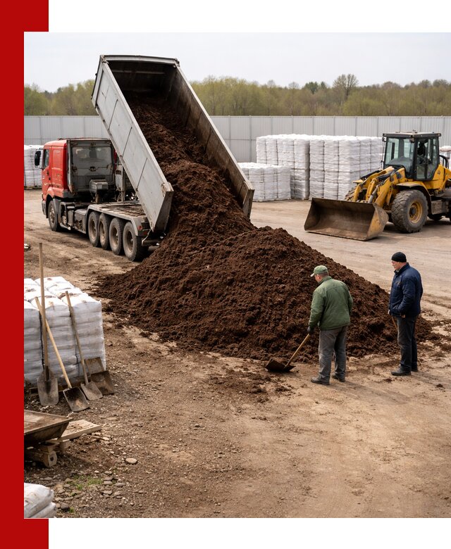 Доставка торфяных смесей оптом и в розницу в Мценске