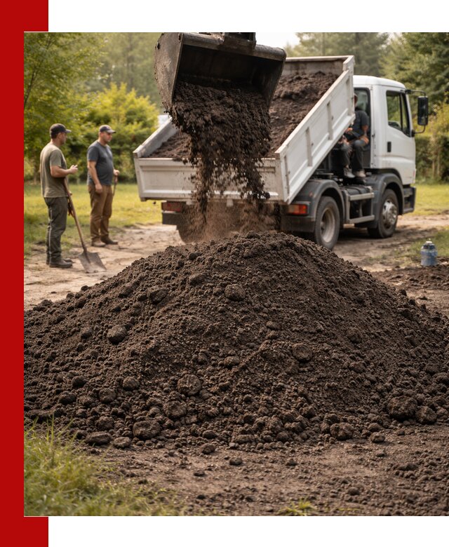 Доставка и продажа чернозема в Мценске оптом и в розницу