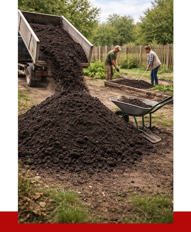 Купить чернозем для огорода в Мценске от 2532 р. | ПРОНЕРУДМцн