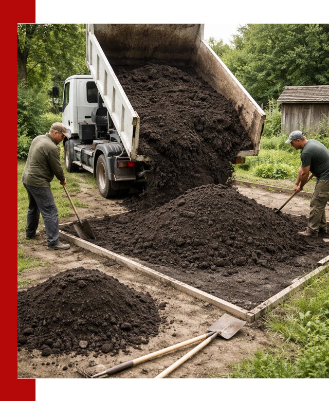 Купить чистый чернозем для огорода с доставкой в Мценске