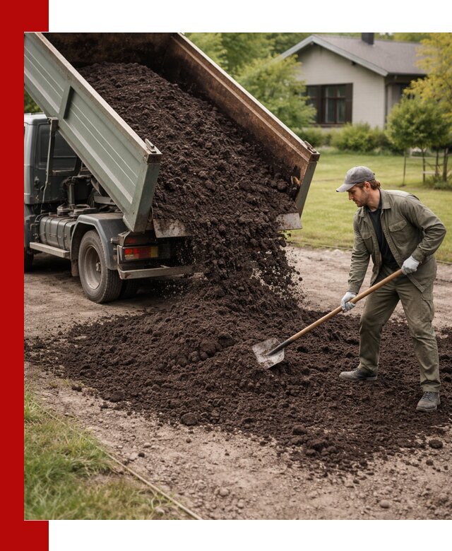 Чернозем для газона с доставкой в Мценске быстро и качественно
