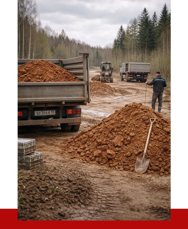 Глина и суглинки в Мценске от 4557 р. за куб | ПРОНЕРУДМцн