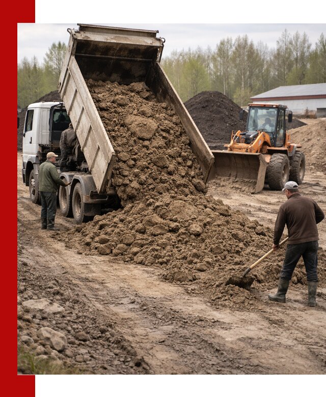 Доставка глин и суглинков в Мценске оптом и вкрай