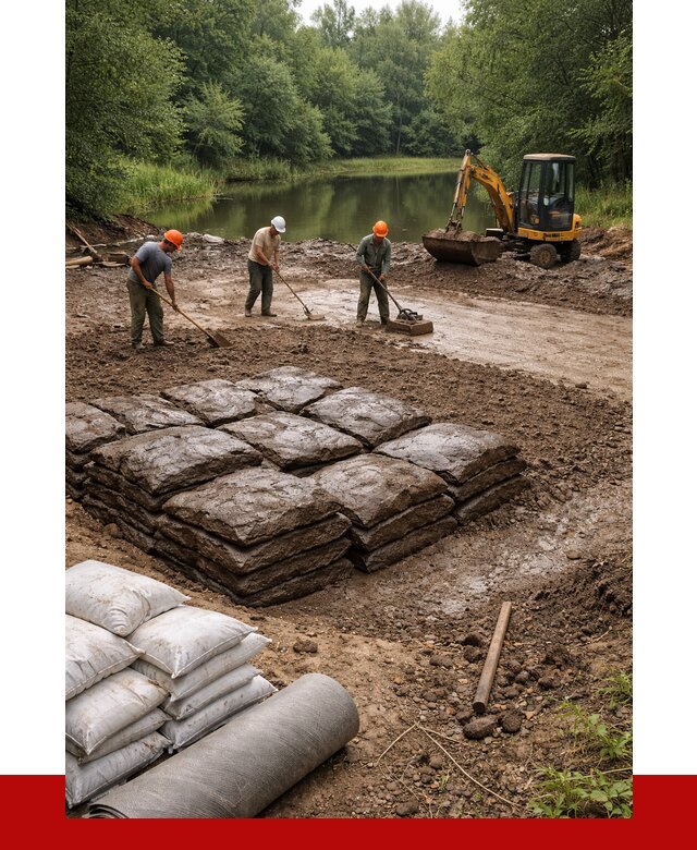 Купить глину для пруда в Мценске от 4557 р. с доставкой | ПРОНЕРУДМцн