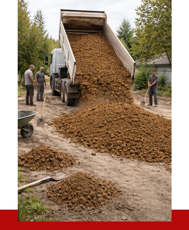 Купить суглинок с доставкой в Мценске от 2532 р. за куб | ПРОНЕРУДМцн