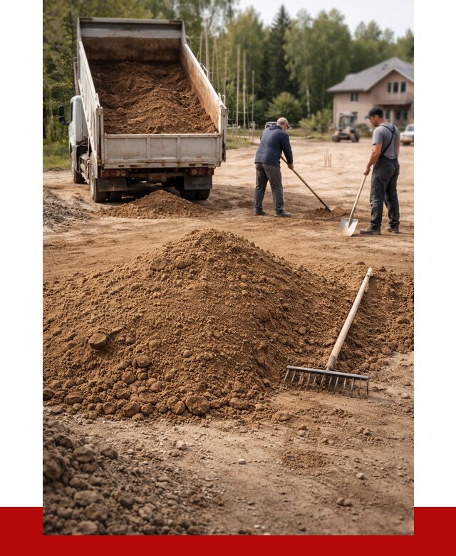 Суглинок для планировки в Мценске с доставкой от 4253 р. | ПРОНЕРУДМцн