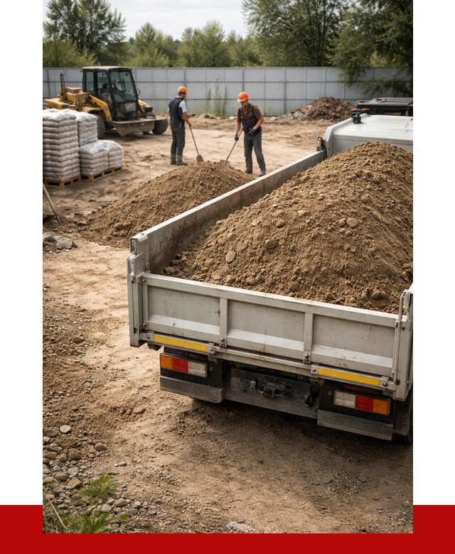 Супесь с доставкой в Мценске от 2481 р. за куб | ПРОНЕРУДМцн