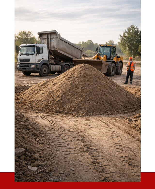 Купить песчаный грунт с доставкой в Мценске от 4253 р. | ПРОНЕРУДМцн